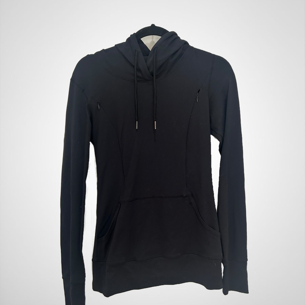 Cadenshae Black Nursing Hoodie Athletic Jacket